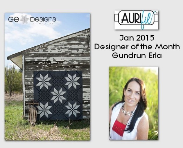 Aurifil Jan 2015 Designer of the Month Gudrun Erla